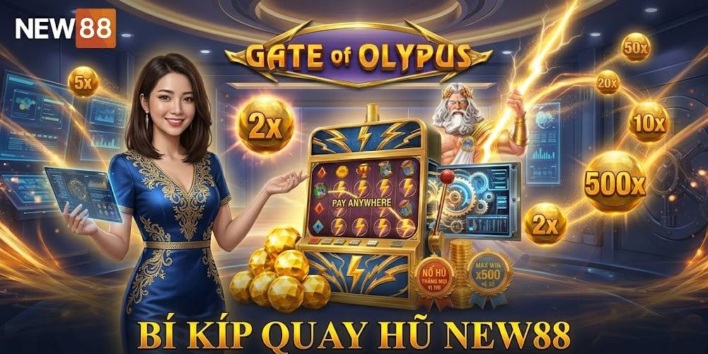 Bí quyết chơi game slot, nổ hũ NEW88 thắng lớn