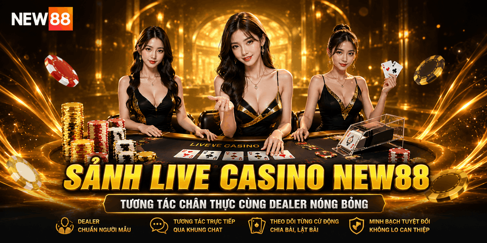 Sảnh Live Casino NEW88 cực khủng
