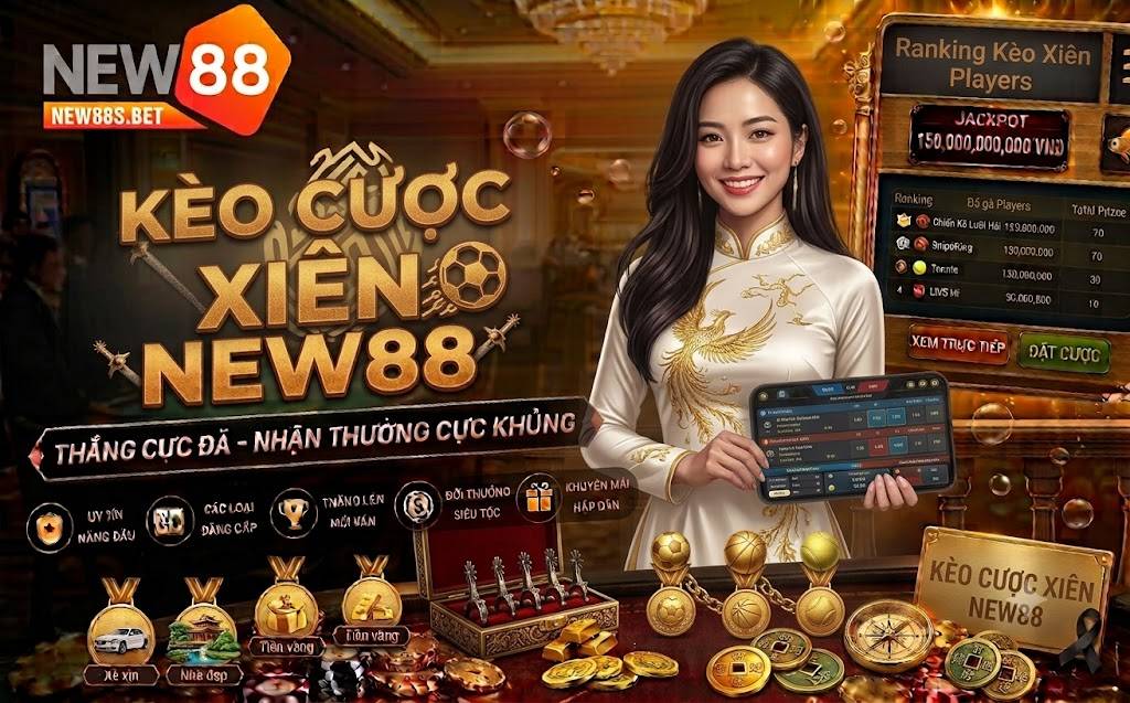 Kèo cược xiên NEW88: Bí quyết ghép chân xiên bất bại