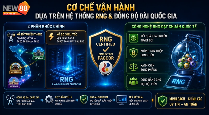 Cơ chế vận hành sảnh lô đề NEW88
