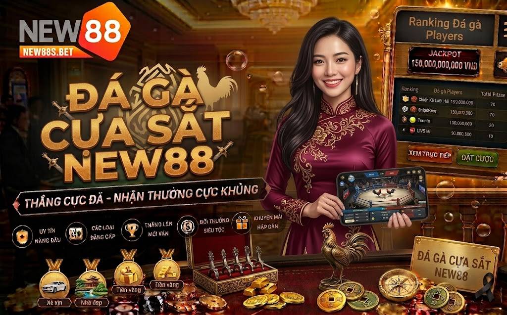 Đá gà cựa sắt NEW88: Bí quyết đọc vị chiến kê và mẹo bắt kèo