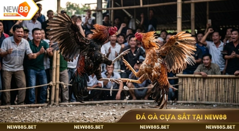 Đá gà cựa sắt NEW88 hấp dẫn