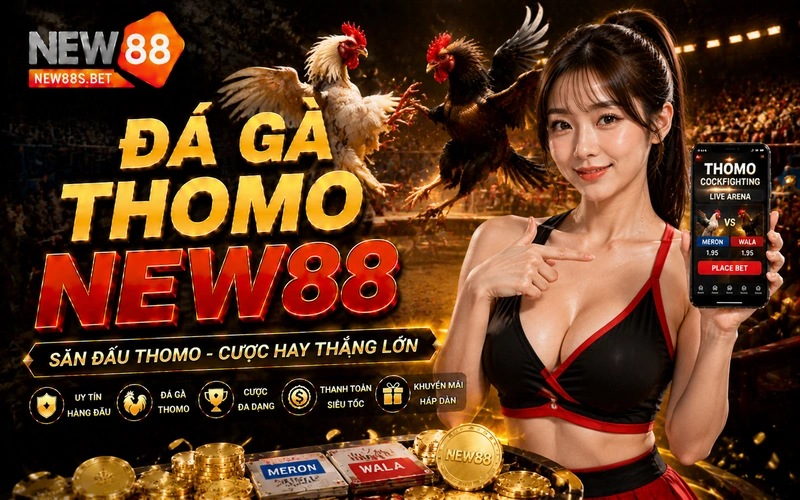 Đá gà Thomo NEW88 cá cược chiến kê đỉnh cao