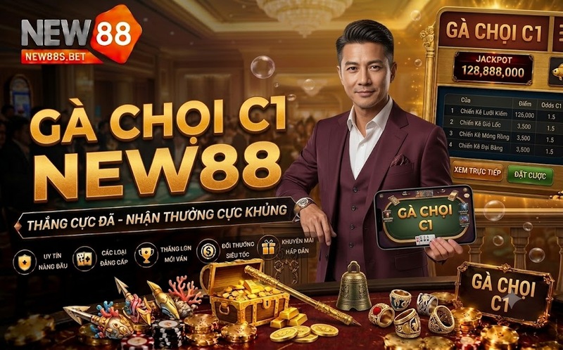 Gà Chọi C1 NEW88: Bí Quyết Đọc Vị Kèo Thơm Đá Gà Đỉnh Cao