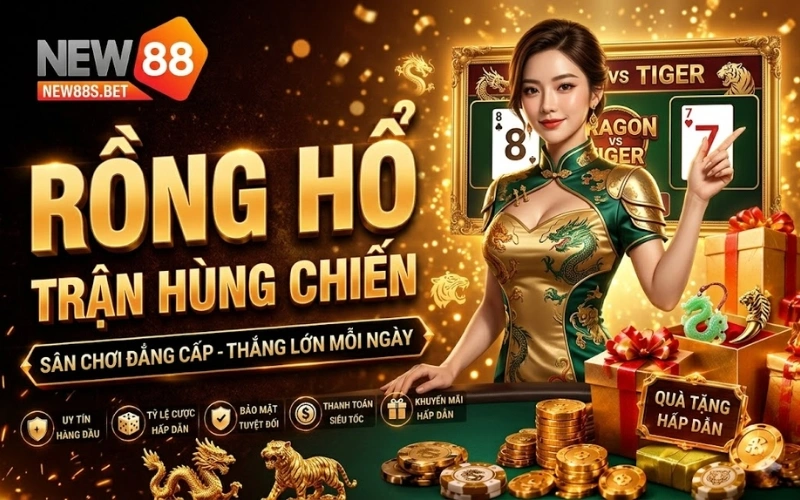 Rồng hổ NEW88 - Đỉnh cao game bài đổi thưởng trực tuyến