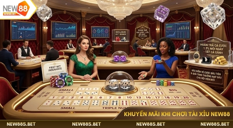 Khuyến mãi lớn khi chơi tài xỉu NEW88 online
