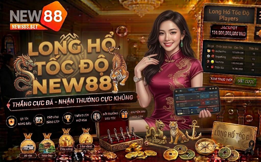 Long Hổ tốc độ NEW88: Mẹo soi cầu bắt kèo ăn tiền siêu tốc
