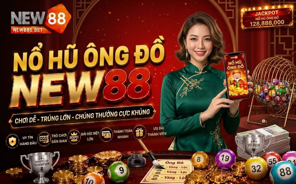 Nổ Hũ Ông Đồ NEW88: Kỹ Thuật Quay Guồng Săn Jackpot Đại Phát