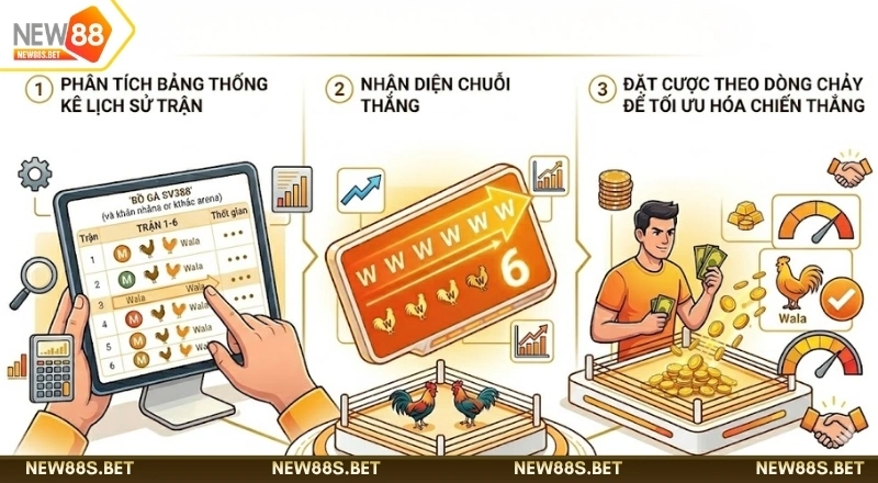 Phân tích thống kê các trận đá gà tại NEW88