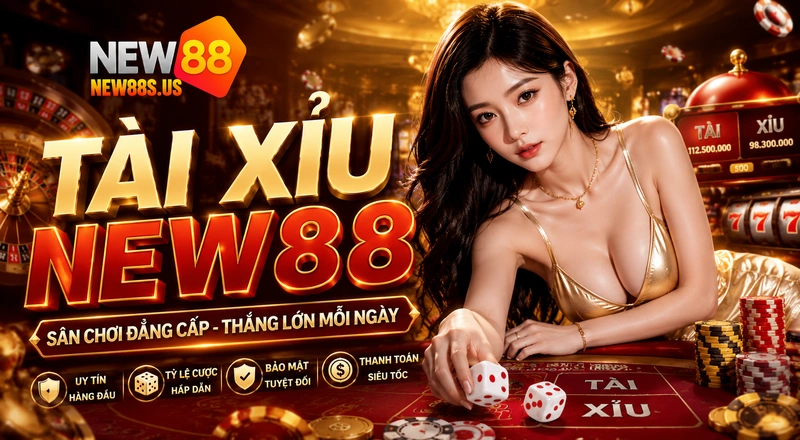Sảnh chơi tài xỉu NEW88, tỉ lệ thắng cực cao