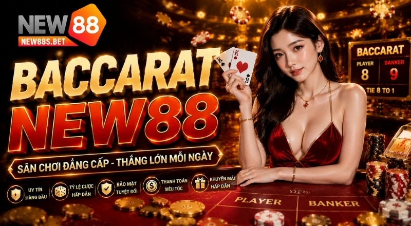 Baccarat NEW88 - Sảnh casino đẳng cấp, thưởng cao