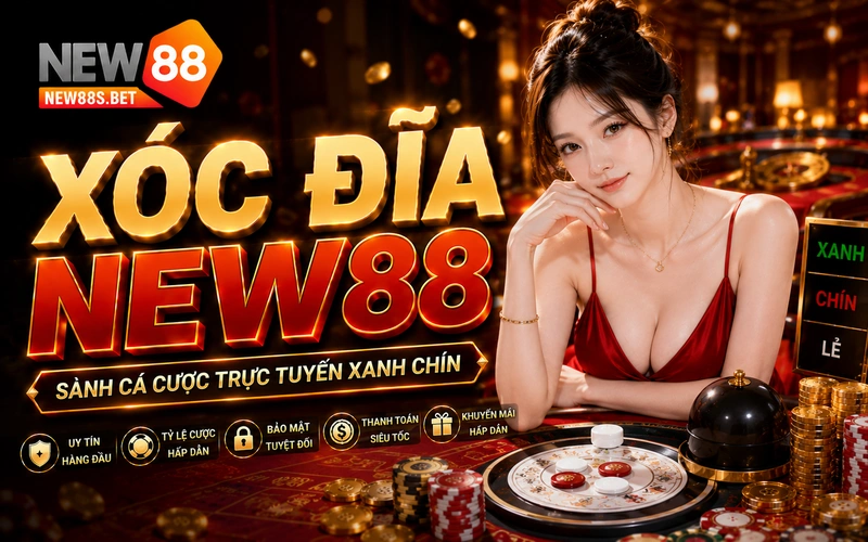 Sảnh cược Xóc đĩa NEW88 xanh chín