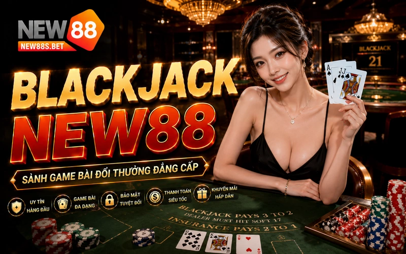 Sảnh game bài đổi Blackjack NEW88