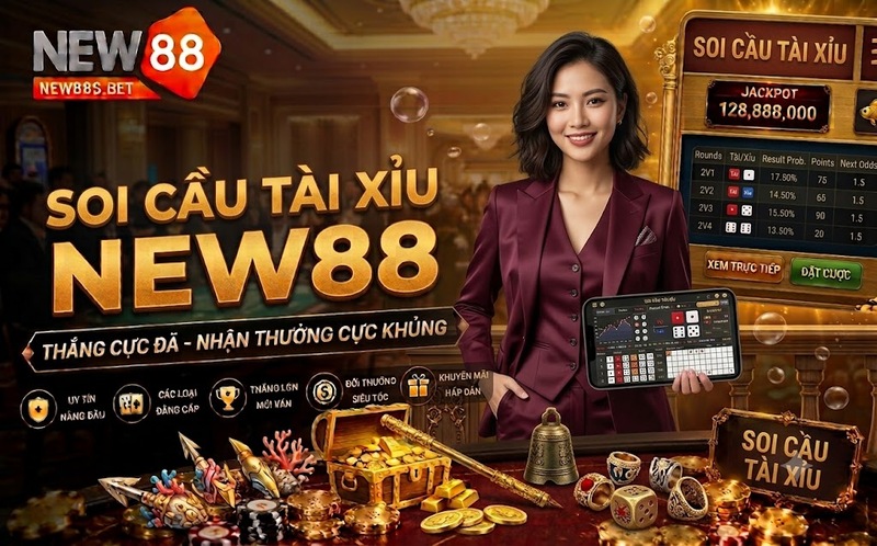 Soi Cầu Tài Xỉu NEW88: Quy Luật Bắt Cầu Kép Săn Quỹ Thưởng Lớn