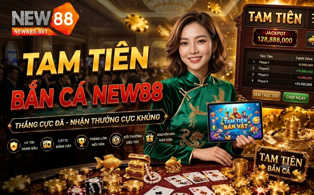 Tam Tiên Bắn Cá NEW88 thưởng lớn