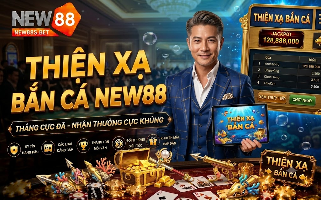 Thiện Xạ Bắn Cá NEW88: Đỉnh cao bắn cá săn thưởng đại dương