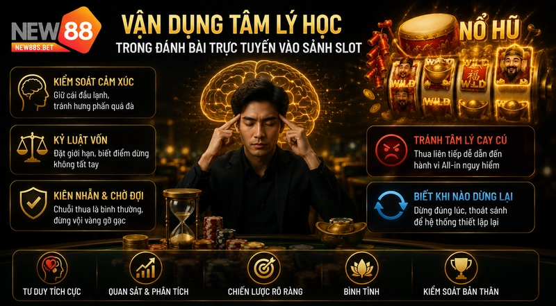 Vận dụng tâm lý học khi chơi Nổ hũ ông Đồ NEW88