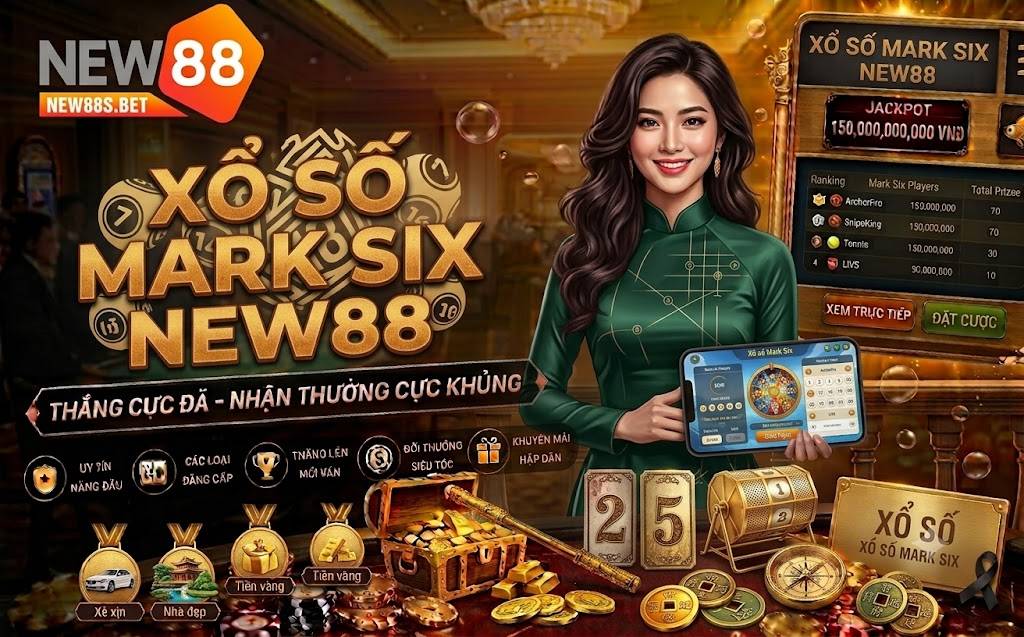 Xổ số Mark Six NEW88: Bí quyết soi cầu cực đỉnh từ chuyên gia