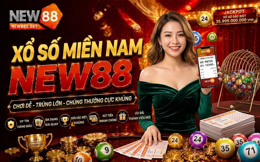 Xổ số miền Nam NEW88: Bí quyết đọc vị thuật toán siêu đỉnh